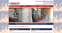 Desktop Screenshot of firewatersystemsinc.com